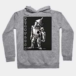 Echoes of Emptiness: The Tinman's Heartless Ballad Hoodie